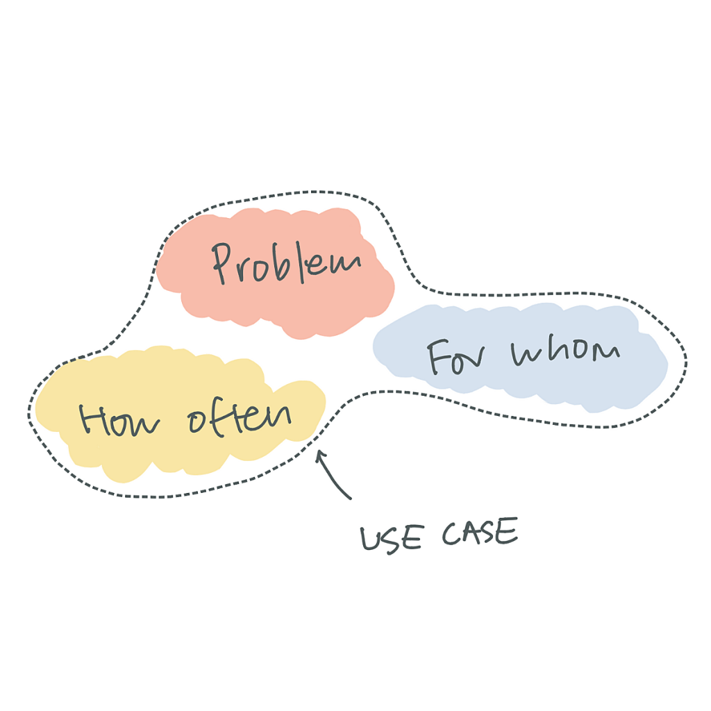 People were solving the problem before you came along