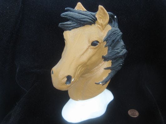 They sold the horse bust for&nbsp;$62.95